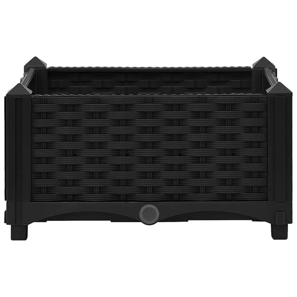 vidaXL Raised Garden Bed 40x40x23 cm Polypropylene