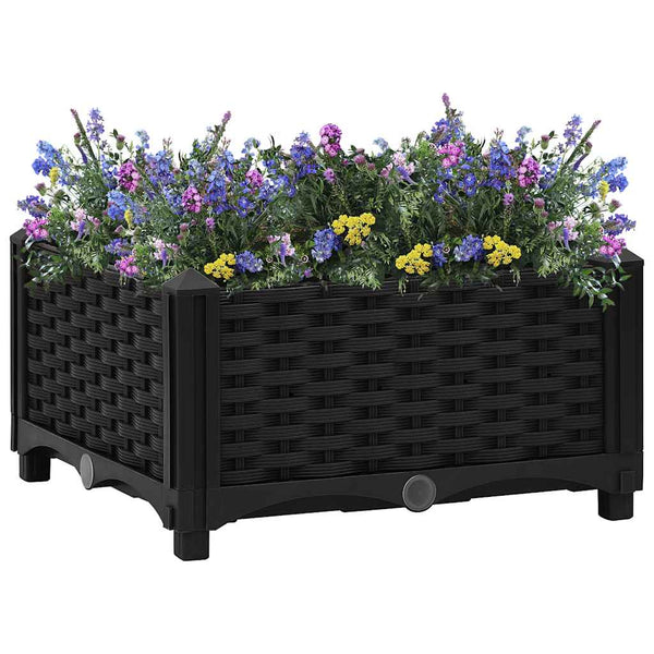 vidaXL Raised Garden Bed 40x40x23 cm Polypropylene