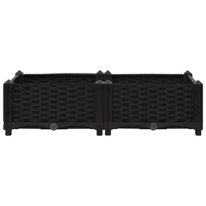 vidaXL Raised Garden Bed 80x40x23 cm Polypropylene