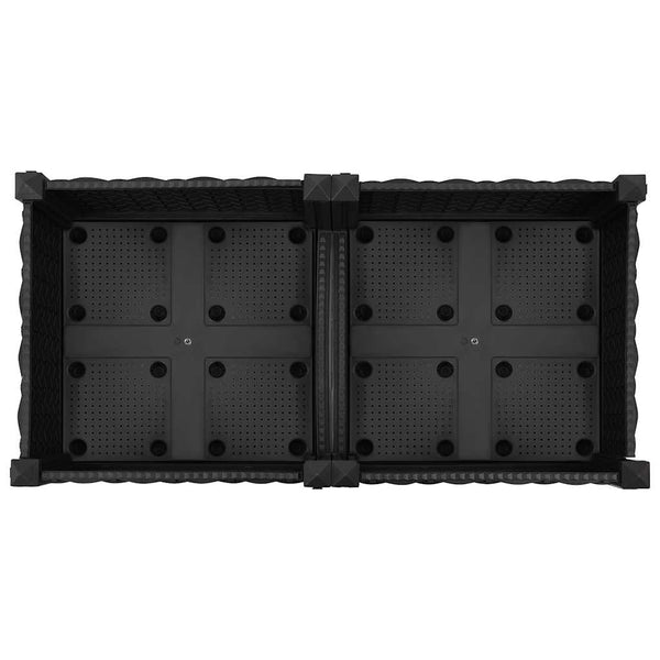 vidaXL Raised Garden Bed 80x40x23 cm Polypropylene