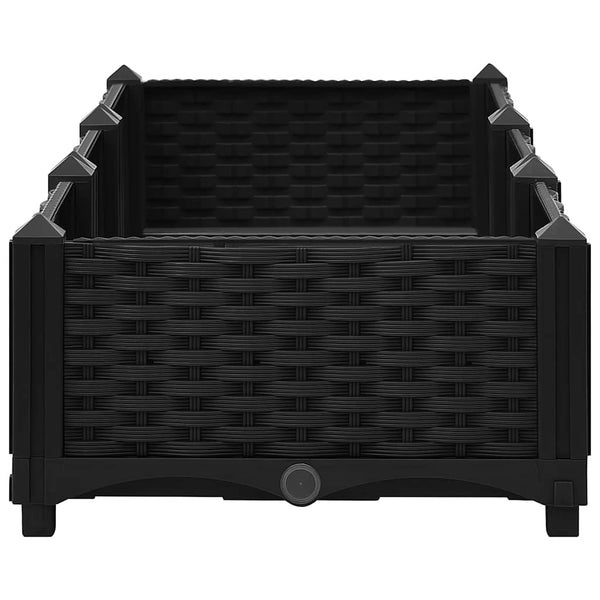 vidaXL Raised Garden Bed 120x40x23 cm Polypropylene