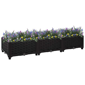 vidaXL Raised Garden Bed 120x40x23 cm Polypropylene