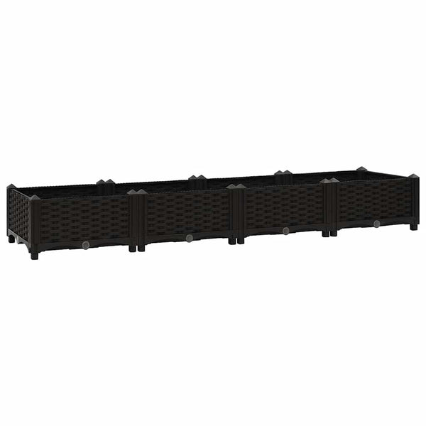 vidaXL Raised Garden Bed 160x40x23 cm Polypropylene