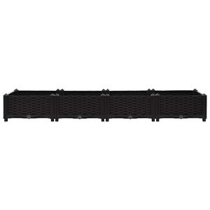vidaXL Raised Garden Bed 160x40x23 cm Polypropylene