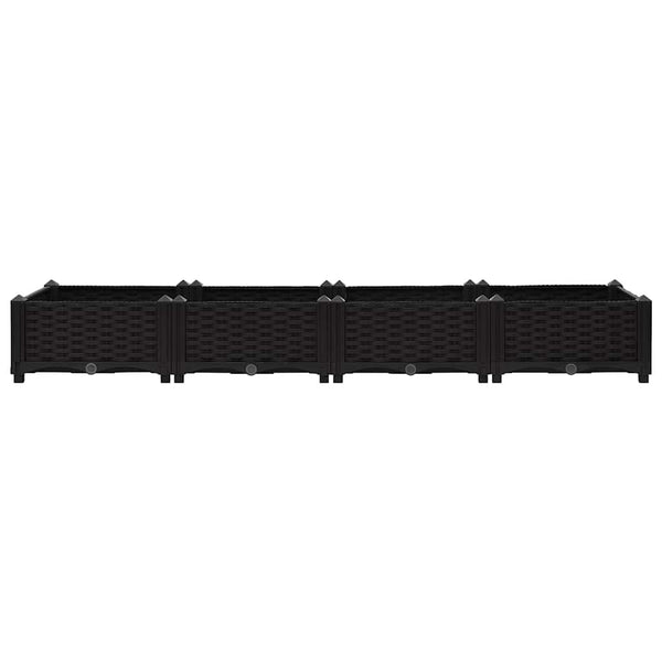 vidaXL Raised Garden Bed 160x40x23 cm Polypropylene