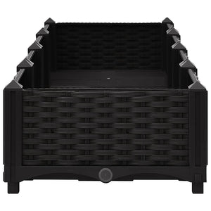 vidaXL Raised Garden Bed 160x40x23 cm Polypropylene