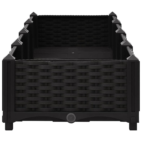 vidaXL Raised Garden Bed 160x40x23 cm Polypropylene