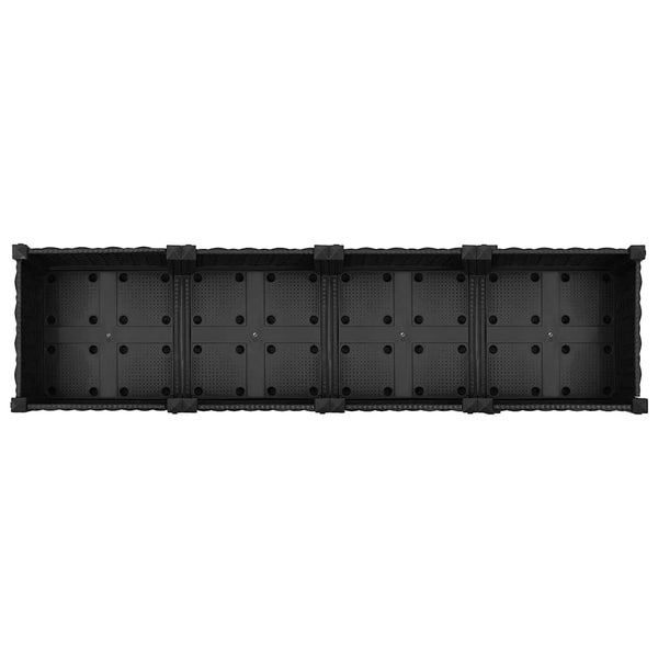 vidaXL Raised Garden Bed 160x40x23 cm Polypropylene