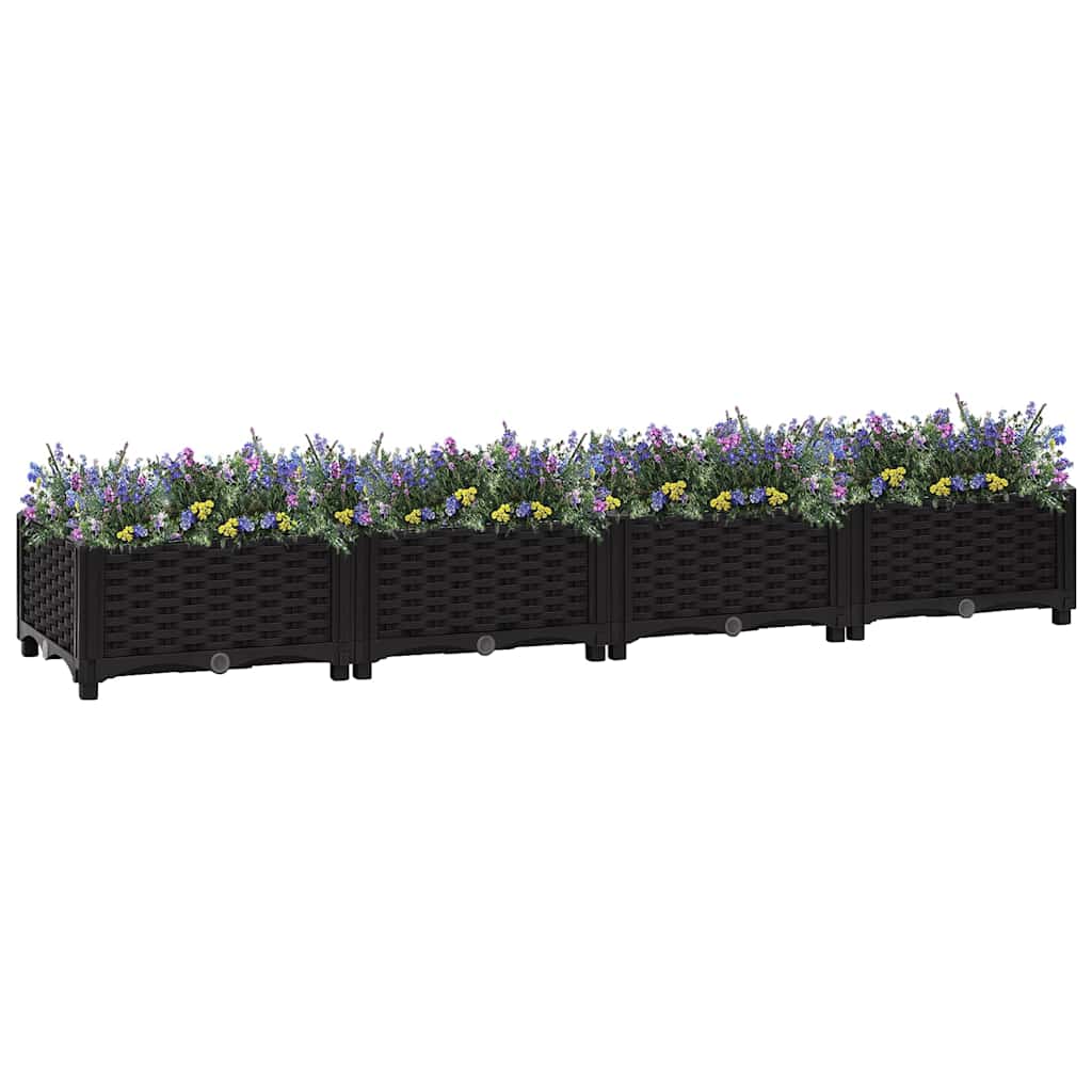 vidaXL Raised Garden Bed 160x40x23 cm Polypropylene