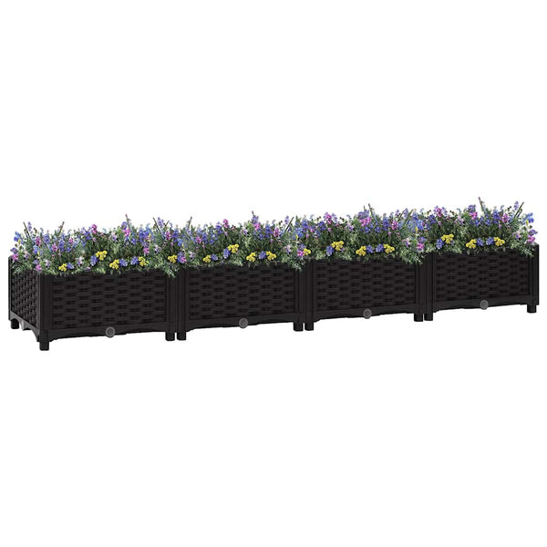 vidaXL Raised Garden Bed 160x40x23 cm Polypropylene