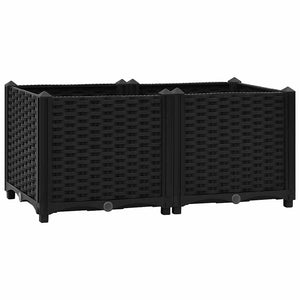 vidaXL Raised Garden Bed 80 x 40 x 38 cm Polypropylene