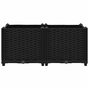 vidaXL Raised Garden Bed 80 x 40 x 38 cm Polypropylene