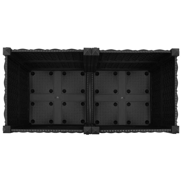 vidaXL Raised Garden Bed 80 x 40 x 38 cm Polypropylene
