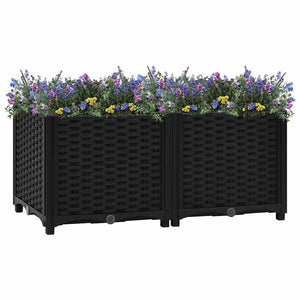 vidaXL Raised Garden Bed 80 x 40 x 38 cm Polypropylene