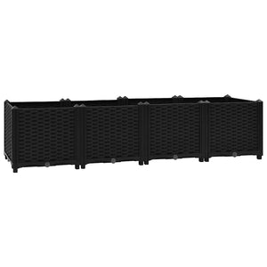 vidaXL Raised Garden Bed 160x40x38 cm Polypropylene