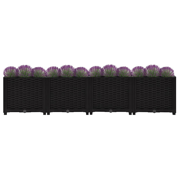 vidaXL Raised Garden Bed 160x40x38 cm Polypropylene