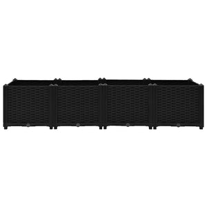 vidaXL Raised Garden Bed 160x40x38 cm Polypropylene