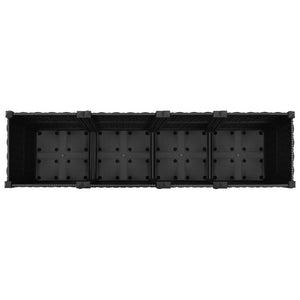 vidaXL Raised Garden Bed 160x40x38 cm Polypropylene