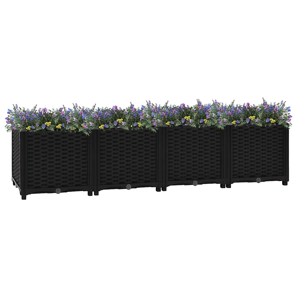 vidaXL Raised Garden Bed 160x40x38 cm Polypropylene