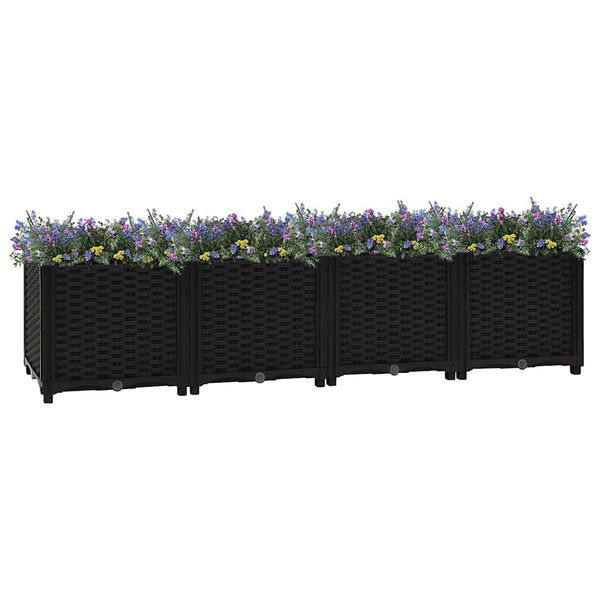 vidaXL Raised Garden Bed 160x40x38 cm Polypropylene