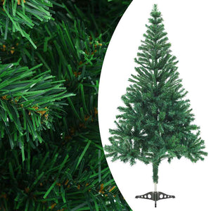 vidaXL Artificial Christmas Tree with Lights and Baubles 210cm 910 Branches