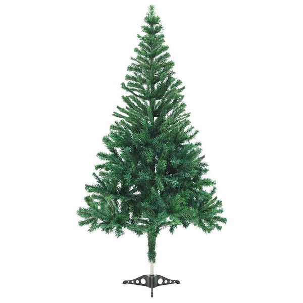 vidaXL Artificial Christmas Tree with Lights and Baubles 210cm 910 Branches