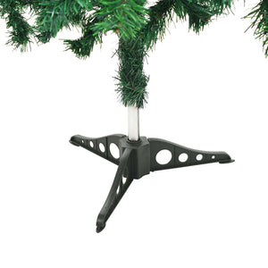 vidaXL Artificial Christmas Tree with Lights and Baubles 210cm 910 Branches