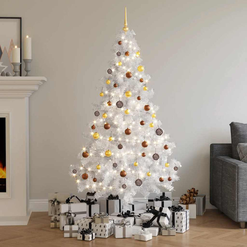 vidaXL Artificial Christmas Tree with Lights & Baubles 180cm 620 Branches