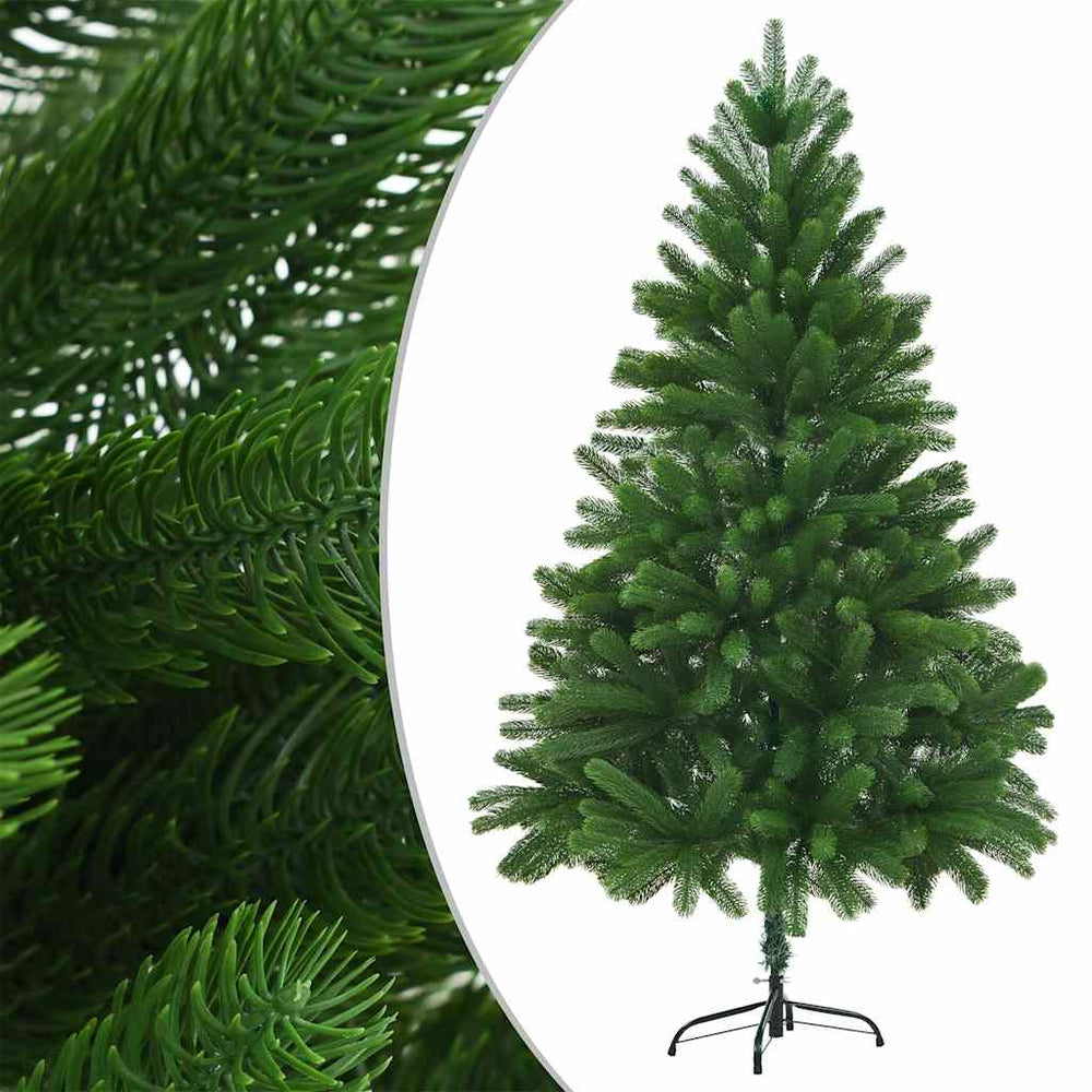 vidaXL Artificial Christmas Tree with Lights and Baubles 210 cm Green