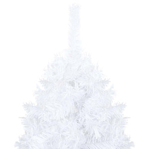 vidaXL Artificial Christmas Tree with Lights & Baubles White 120 cm