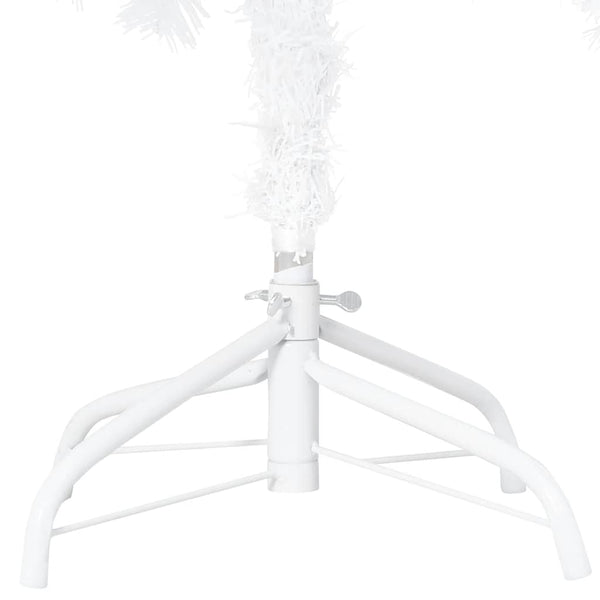 vidaXL Artificial Christmas Tree with Lights & Baubles White 120 cm