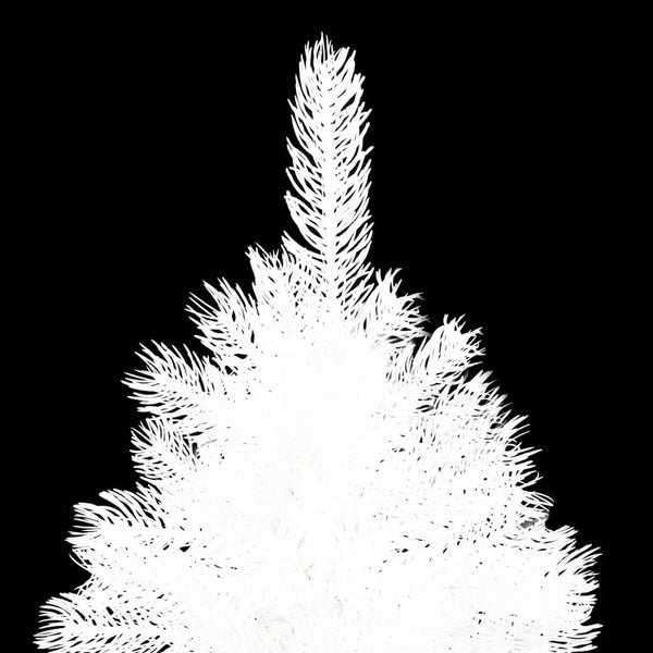 vidaXL Artificial Christmas Tree with Lights & Baubles White 120 cm