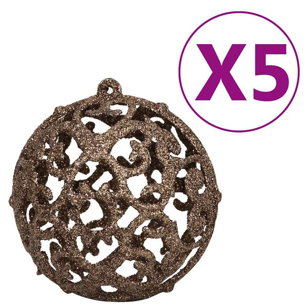 vidaXL Artificial Christmas Tree with Lights & Baubles White 120 cm