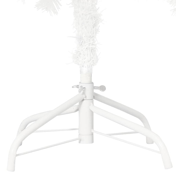 vidaXL Artificial Christmas Tree with Lights & Baubles White 150 cm