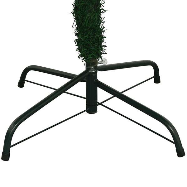vidaXL Artificial Christmas Tree with Lights Baubles L 240 cm Green
