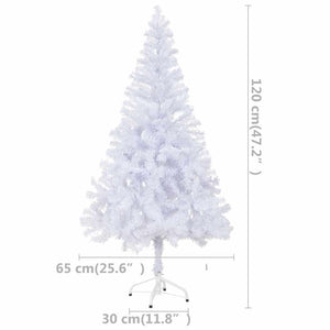 vidaXL Artificial Christmas Tree with Lights, Baubles, 120cm, 230 Branches