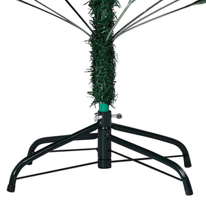 Künstlicher Weihnachtsbaum mit Beleuchtung & Kugeln Grün 240 cm
