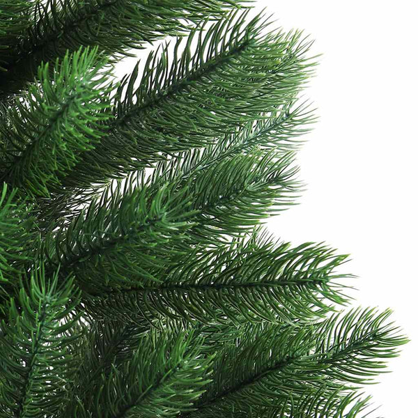 Künstlicher Weihnachtsbaum mit Beleuchtung & Kugeln 65 cm Grün