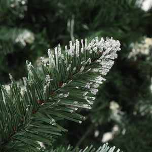 Künstlicher Weihnachtsbaum mit Beleuchtung & Zapfen 150 cm
