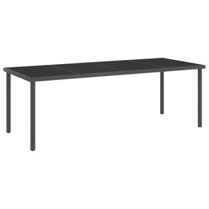 vidaXL 11-pc. Outdoor Dining Set Steel