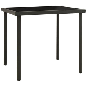 vidaXL 3-Piece Outdoor Dining Set Steel