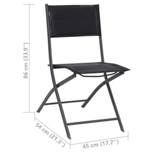 vidaXL 11-pc. Outdoor Dining Set Steel