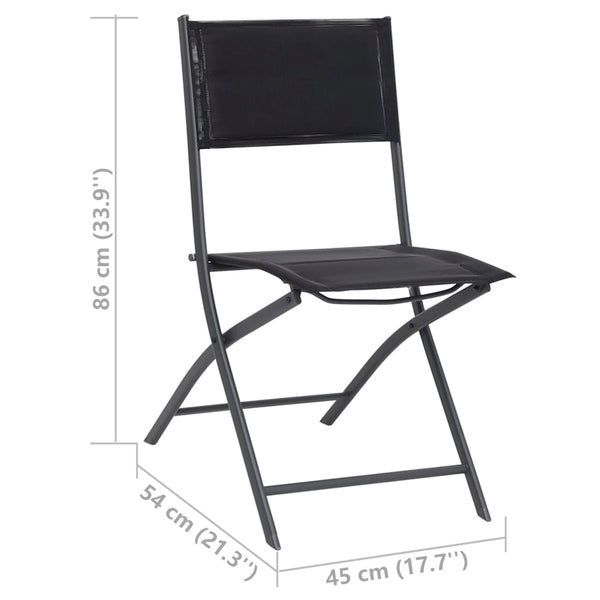 vidaXL 11-pc. Outdoor Dining Set Steel
