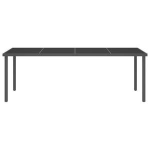 vidaXL 11-pc. Outdoor Dining Set Steel