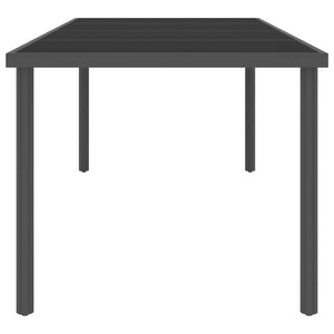 vidaXL 11-pc. Outdoor Dining Set Steel