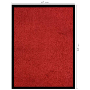 Rote Fußmatte 40x60 cm