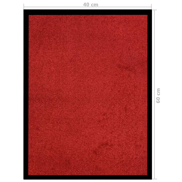 Rote Fußmatte 40x60 cm