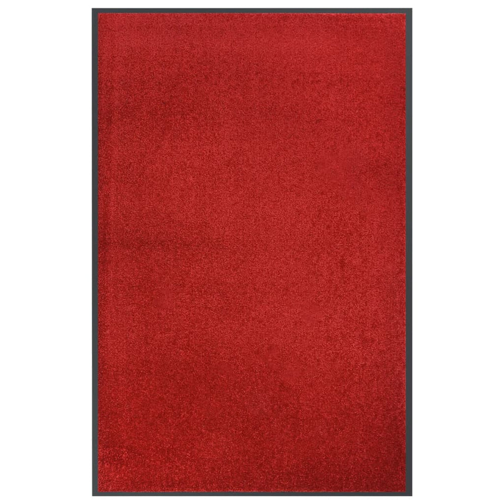 Rote Fußmatte 80x120 cm