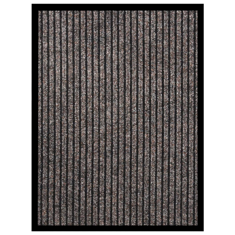 vidaXL Doormat Beige Striped 40x60 cm