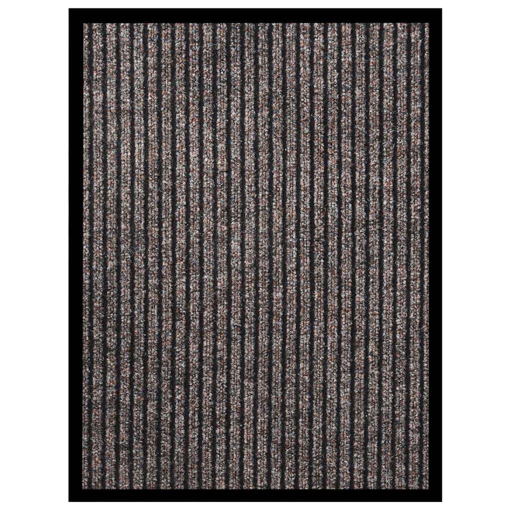 vidaXL Doormat Beige Striped 40x60 cm
